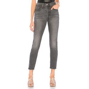 Levi's 501 Stretch Skinny Jeans, Black, size 26